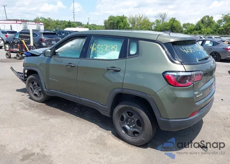 2021 Jeep Compass Sport 4X4 z USA, uszkodzony, nr VIN 3C4NJDAB6MT591308